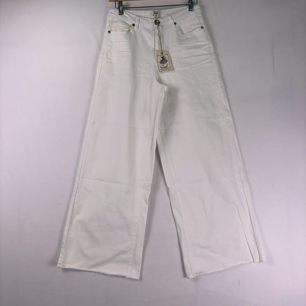 Easel White Twill Pants